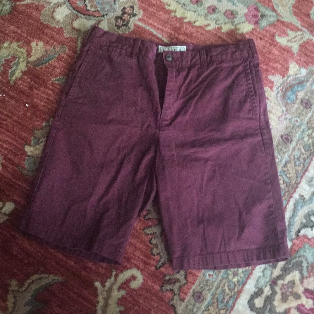 Burgundy Jack Willis size 30 men's shorts